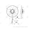 Ventiladores del radiador de refrigeración para A3 TT VW